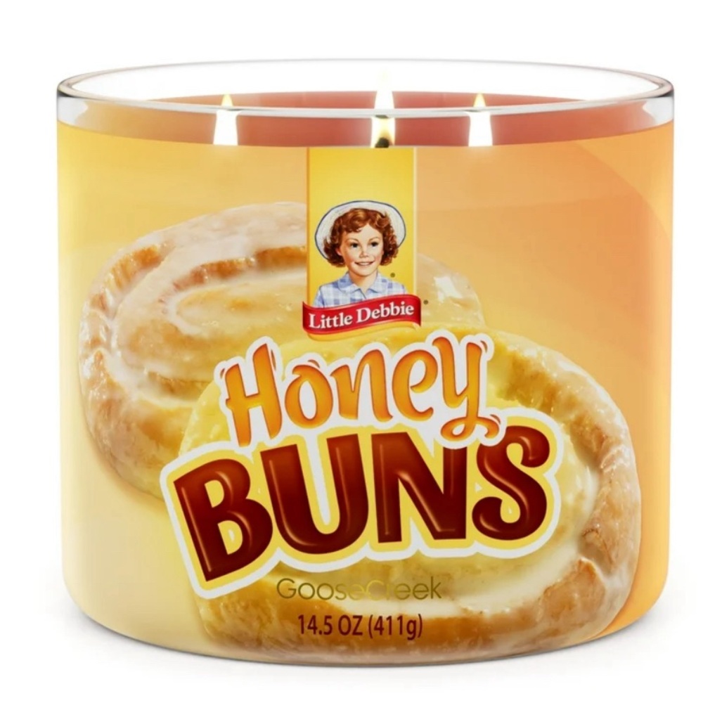 Soy Wax Blend Little Debbie Honey Buns Candle by Goose Creek 14.5 oz